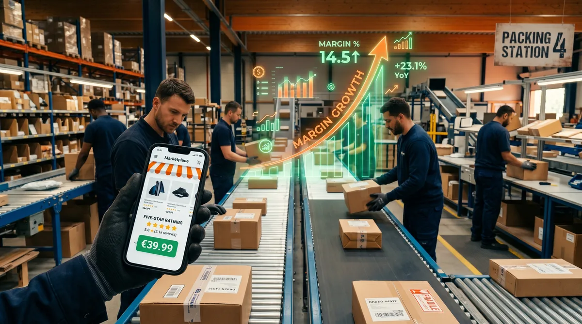 Ausbalancierte Marken-Operation mit stabiler Marge und Preiskontrolle über beide Vertriebsmodelle