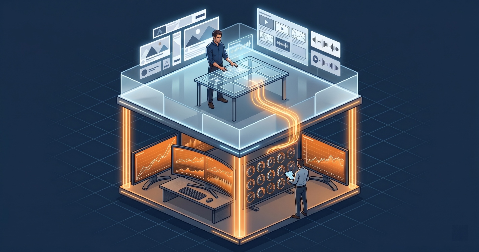Creative Agent und MarketplAIce als zwei Layer im gleichen Stack